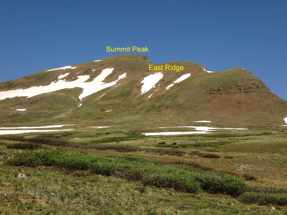East Ridge Summit Summit Peak | 13,304' › Summit Peak East Ridge Route / Colorado 13ers